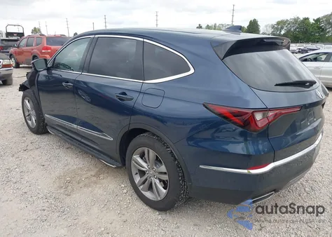 2025 Acura Mdx Standard из США, поврежденный, VIN 5J8YE1H39SL024812